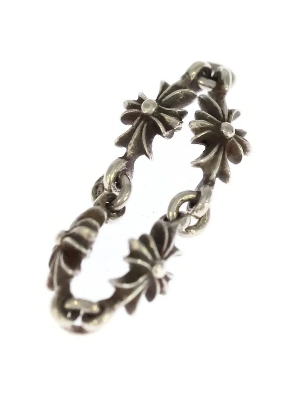 Chrome Hearts Ring Tny CH Pls Tiny Ech Plus Silver